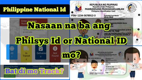 Paano Malaman kung Nasaan na ang National ID .